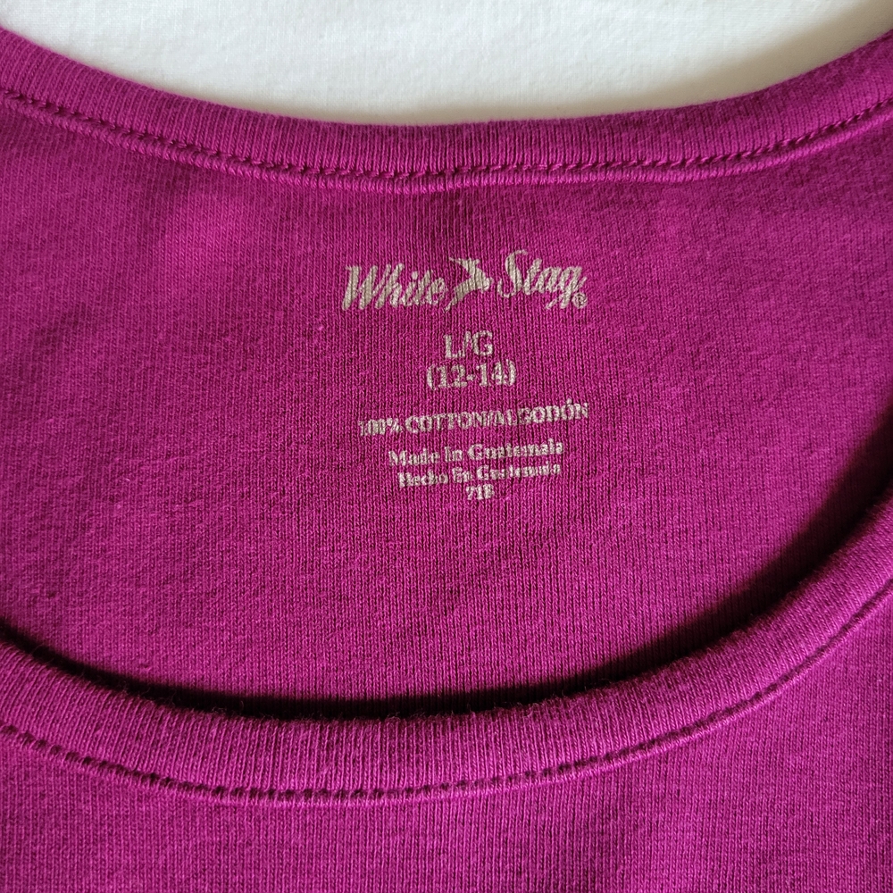 White Stag T-shirt Bundle, Pink and Purple, Sz L, EUC - Picture 7 of 10